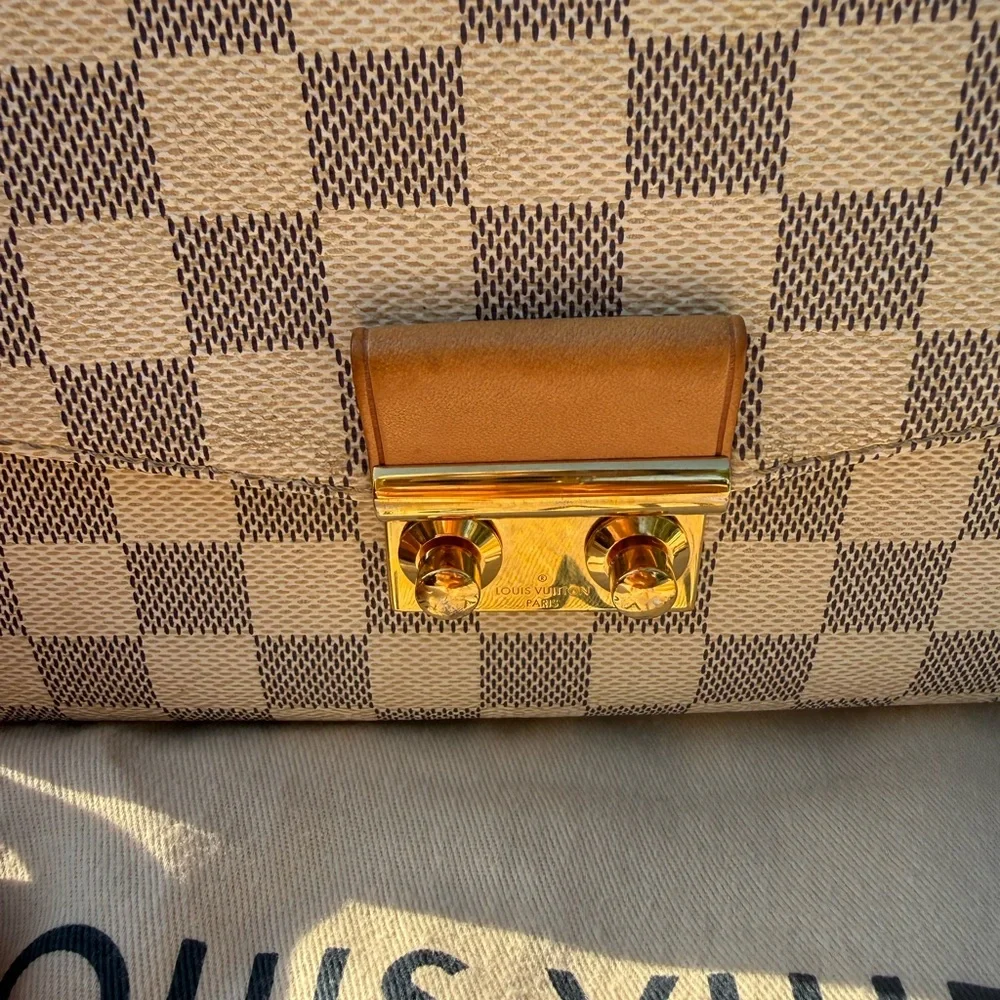SALE‼️Louis Vuitton Croissette Damier Azur Top Handle Crossbody